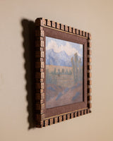 Desert Valley Landscape by A. Phillips, American, Mid 20th Century - Lone Fox