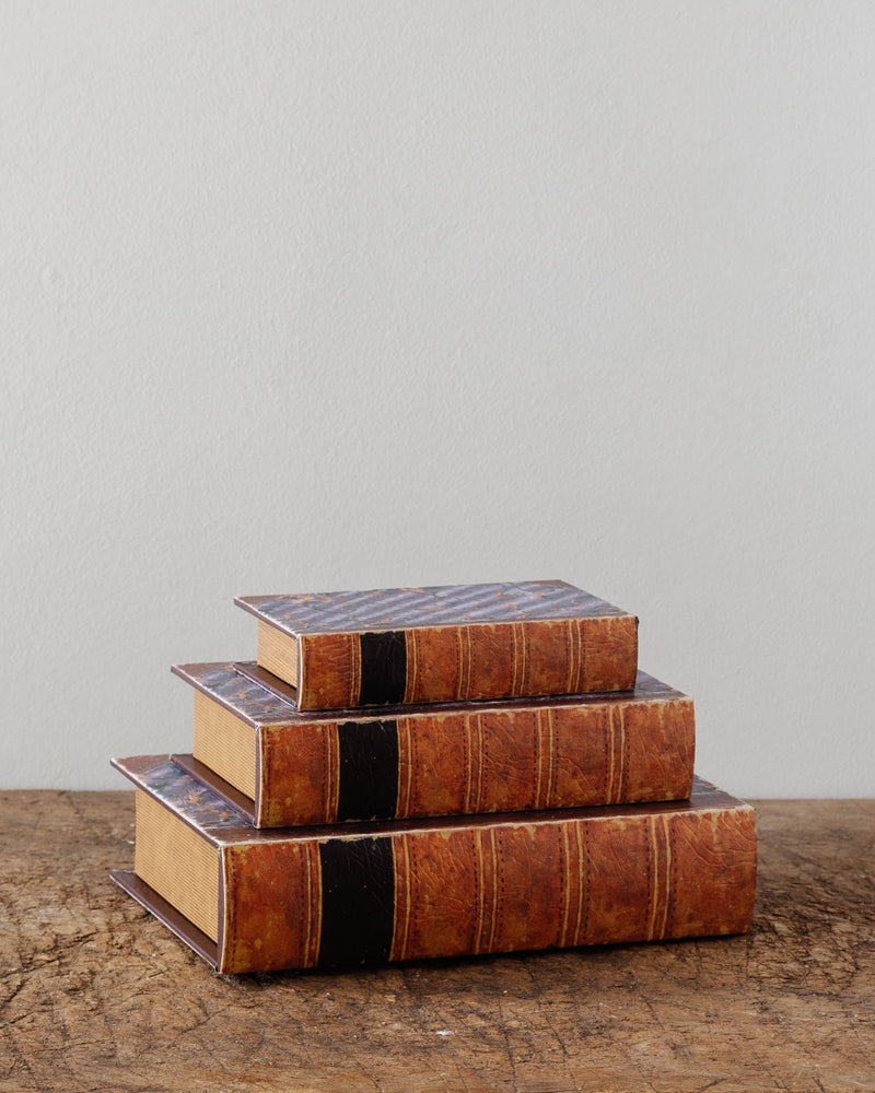 Distressed Book Boxes (Set of 3) - Lone Fox