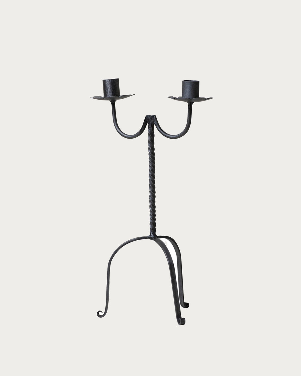 Double Taper Wrought Iron Candle Holder – Lone Fox