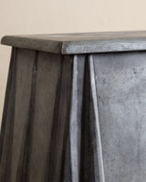 Draped Metal Console Table w/ Hand Painted Tassels, 1950's - Lone Fox