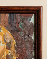 Drawing Teacher Oil Painting by Larisa Zakharova, 1970's - Lone Fox