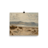 "Dunes on a Welsh Coast" Art Print - Lone Fox