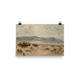 "Dunes on a Welsh Coast" Art Print - Lone Fox