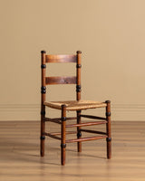 Dutch Art Deco Oak Chairs and Table Set, Netherlands, 1930s - Lone Fox