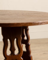 Dutch Art Deco Oak Side Table, 1940's - Lone Fox