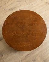 Dutch Art Deco Oak Side Table, 1940's - Lone Fox