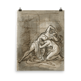 "Dutch Figure Drawing" Art Print - Lone Fox