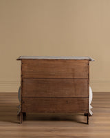 Dutch Kettle Base Painted Commode w/ Brass Fittings, Early 19th Century - Lone Fox