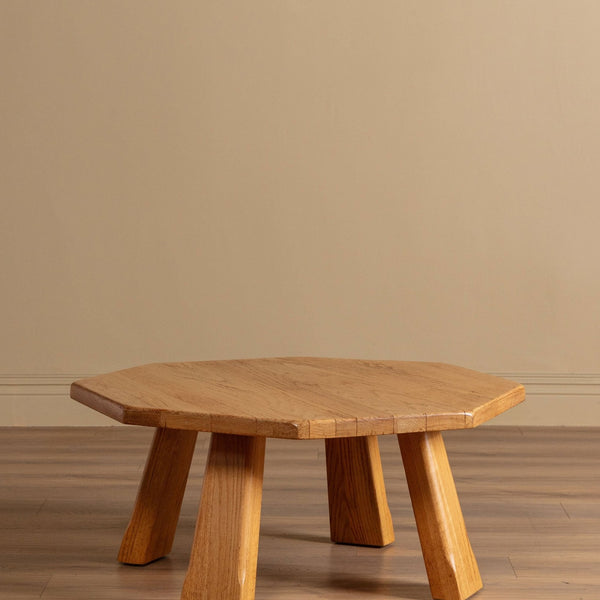 Dutch Oak Octagonal Coffee Table, 1970's – Lone Fox