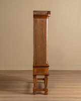 Dutch Oak Two Door Cabinet w/ Drawers, 1930's - Lone Fox