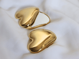 Heart Shape Compact Mirror: Gold