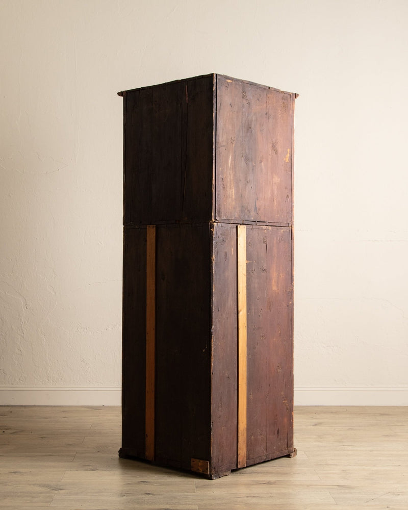 Early 19th Century Pine Corner Cabinet w/ Drop Down Desk, Sweden - Lone Fox