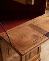 Early 19th Century Pine Corner Cabinet w/ Drop Down Desk, Sweden - Lone Fox