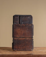 Early 19th Century Tramp Art Wall / Tabletop Cabinet - Lone Fox