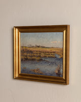 Early 20th Century American Impressionist Landscape Oil Painting - Lone Fox