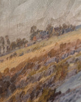 Early 20th Century American Impressionist Landscape Oil Painting - Lone Fox