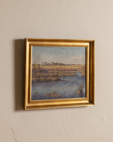 Early 20th Century American Impressionist Landscape Oil Painting - Lone Fox