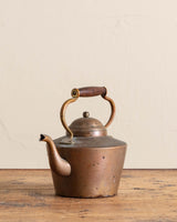 Early 20th Century Copper Teapot w/ Wood Handle - Lone Fox