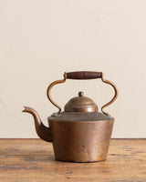Early 20th Century Copper Teapot w/ Wood Handle - Lone Fox