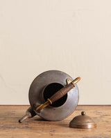 Early 20th Century Copper Teapot w/ Wood Handle - Lone Fox