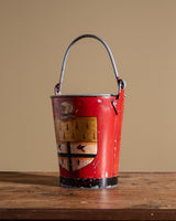 Early 20th Century English Crest Painted Fire Bucket - Lone Fox