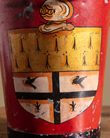 Early 20th Century English Crest Painted Fire Bucket - Lone Fox