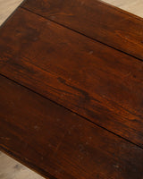 Early 20th Century Horn & Oak Accent Table - Lone Fox