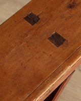 Early 20th Century Rustic Pine 87" Tennoned Bench, Sweden - Lone Fox