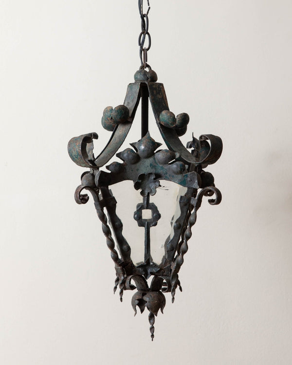 Early French Wrought Iron Lantern - Lone Fox