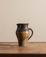 Earthy Abstract Studio Pottery Pitcher - Lone Fox