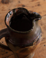 Earthy Abstract Studio Pottery Pitcher - Lone Fox