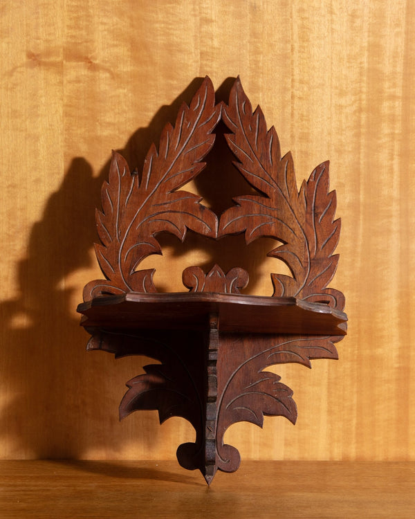 Eastlake Carved Wood Wall Shelf, Late 19th Century - Lone Fox