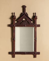 Eastlake Church Mirror w/ Pediment Top, English, 19th Century - Lone Fox