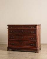 Eastlake Marble Top 4 Drawer Dresser, 19th Century - Lone Fox