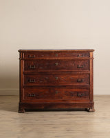 Eastlake Marble Top 4 Drawer Dresser, 19th Century - Lone Fox