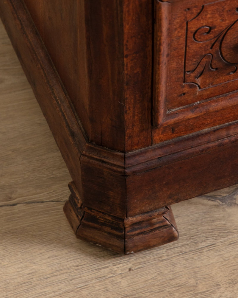 Eastlake Marble Top 4 Drawer Dresser, 19th Century - Lone Fox