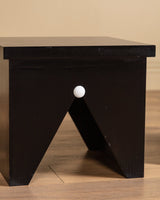 Ebonized Oak Lounge Set Manner of Pieter De Bruyne, Belgium, 20th Century - Lone Fox