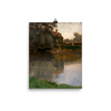 "Edge of a Stream" Art Print - Lone Fox
