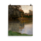 "Edge of a Stream" Art Print - Lone Fox