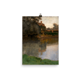 "Edge of a Stream" Art Print - Lone Fox