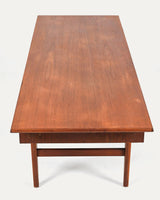 Edmund Jorgensen Teak Oversized Coffee Table - Lone Fox