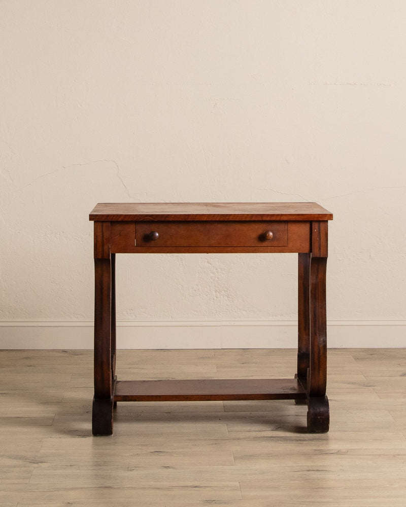 Empire Style Oak Writing Desk - Lone Fox