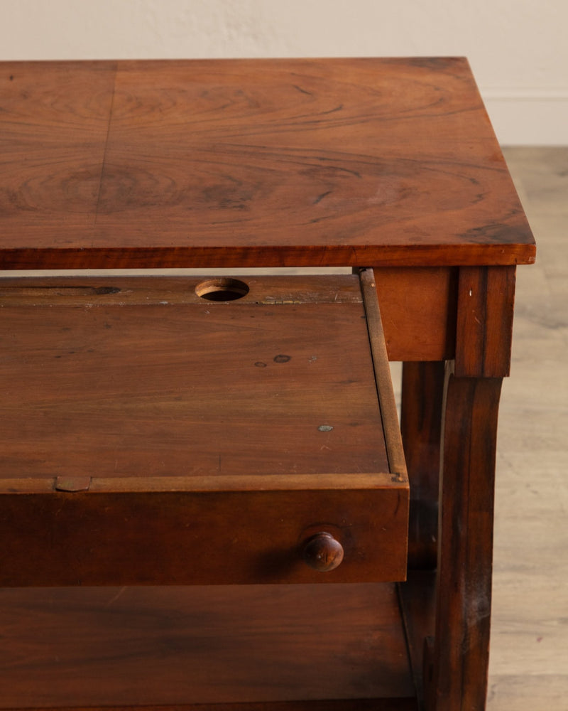 Empire Style Oak Writing Desk - Lone Fox
