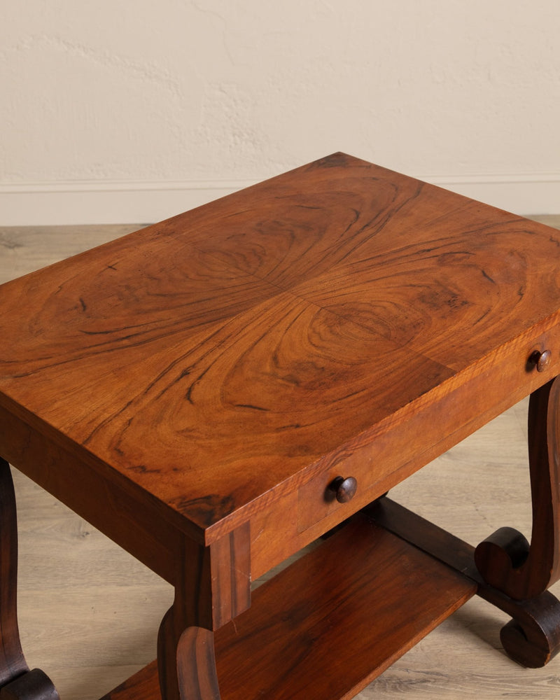 Empire Style Oak Writing Desk - Lone Fox