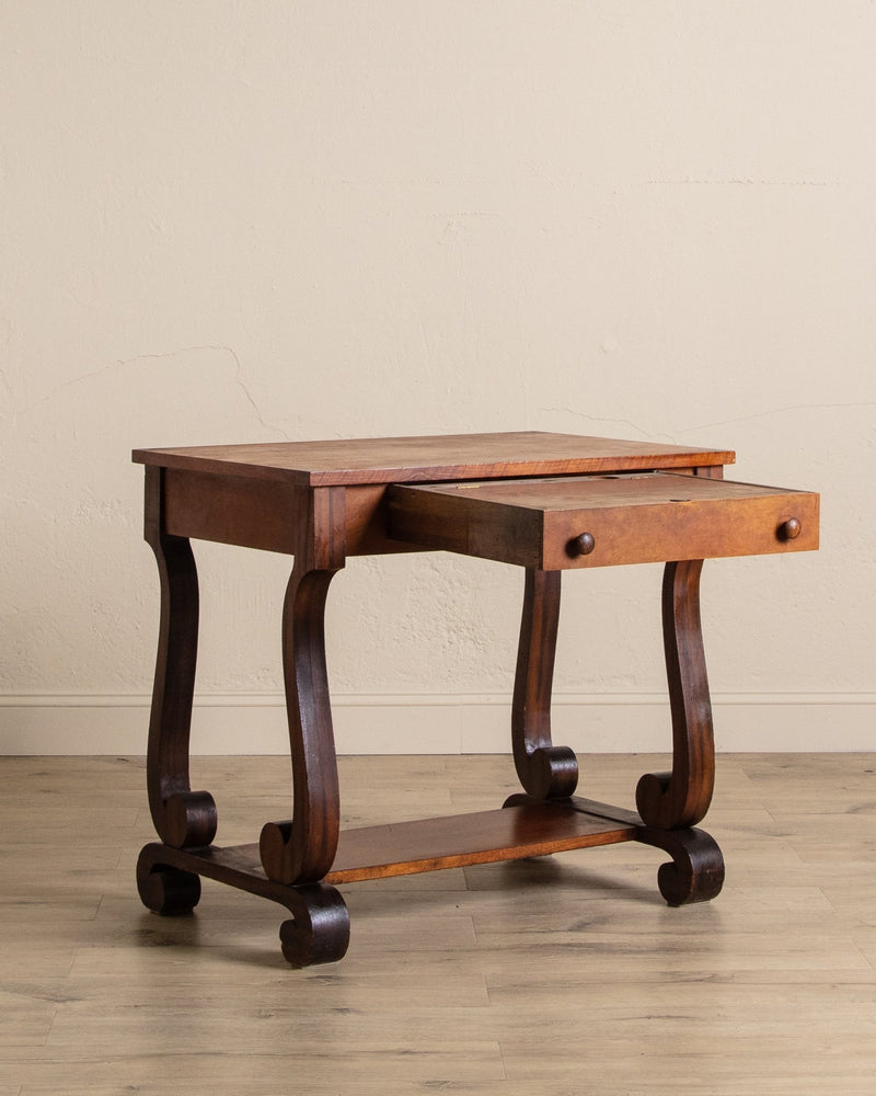 Empire Style Oak Writing Desk - Lone Fox