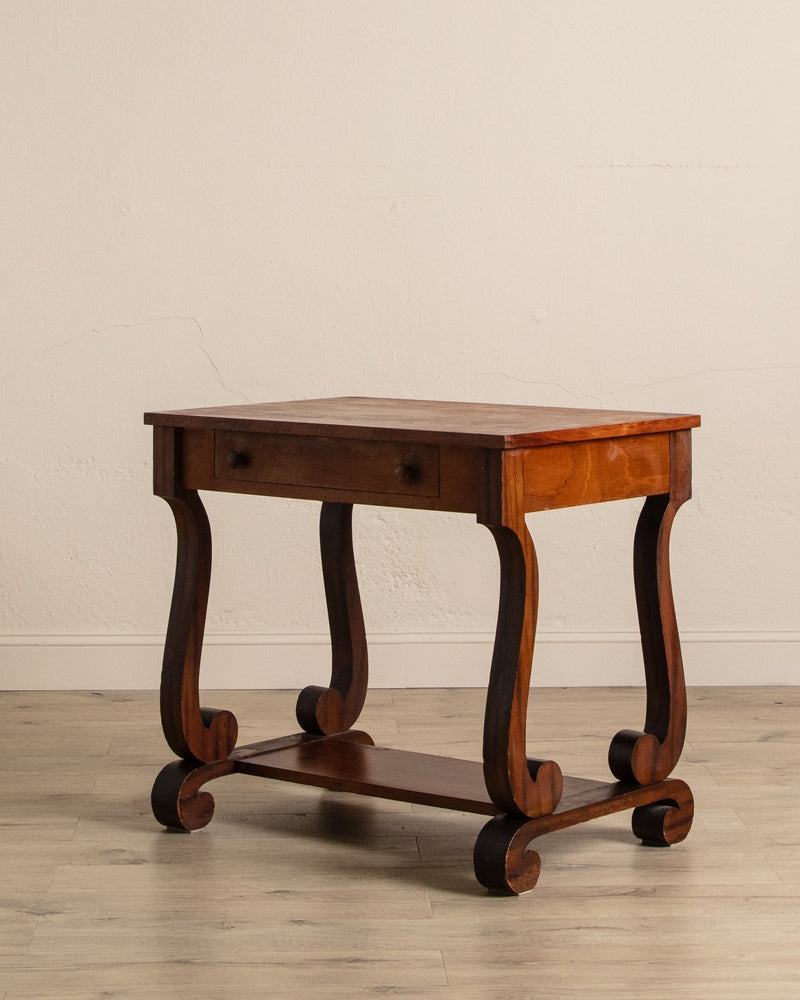 Empire Style Oak Writing Desk - Lone Fox