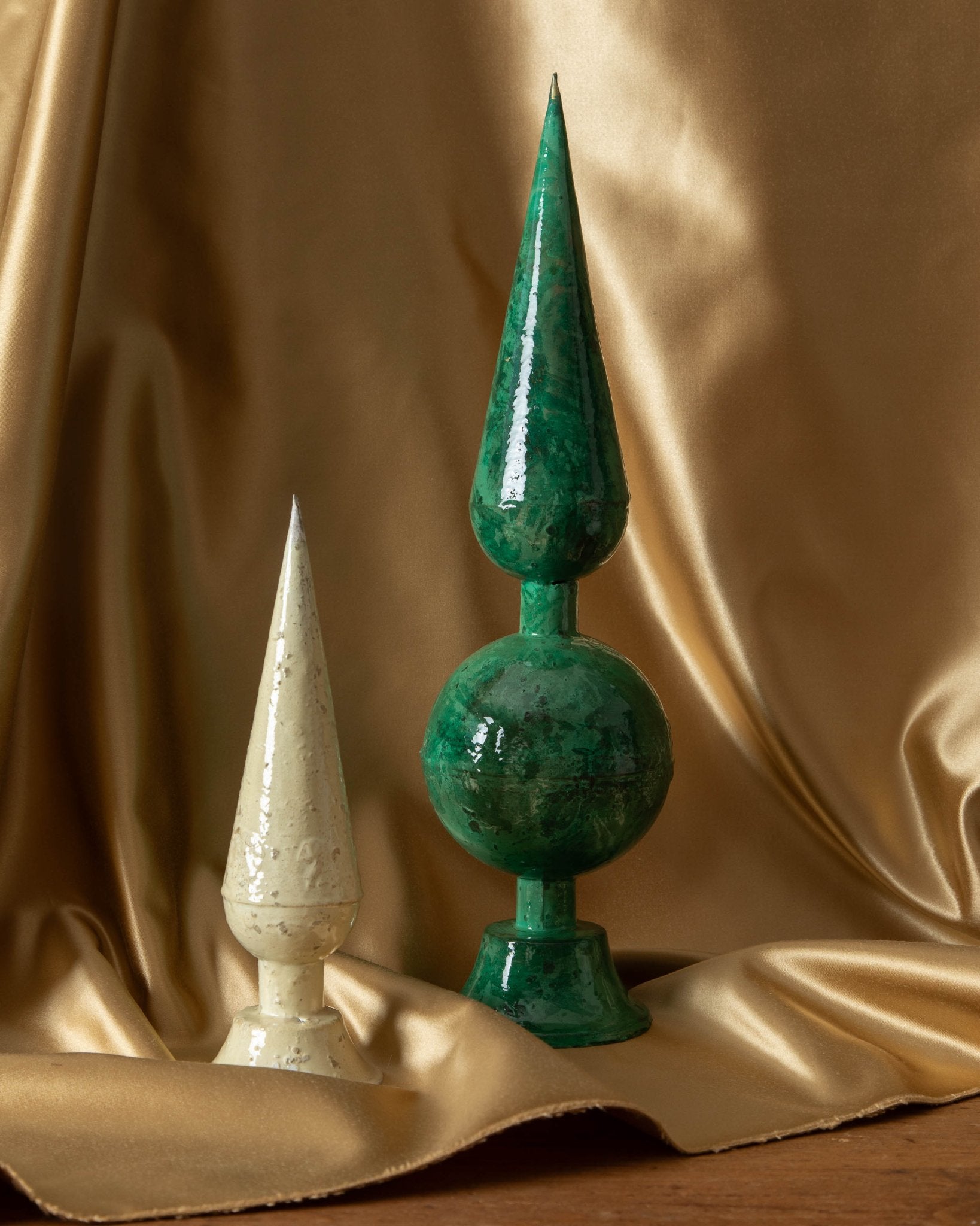 Enameled Metal Finials – Lone Fox