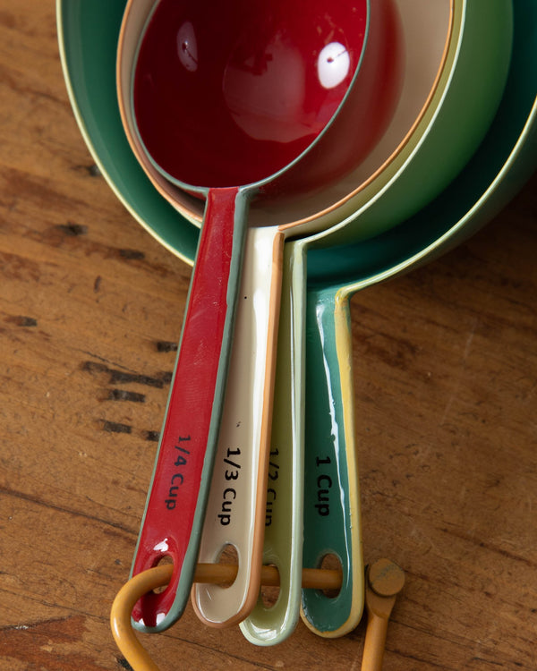 Enameled Stainless Steel Measuring Cups - Lone Fox