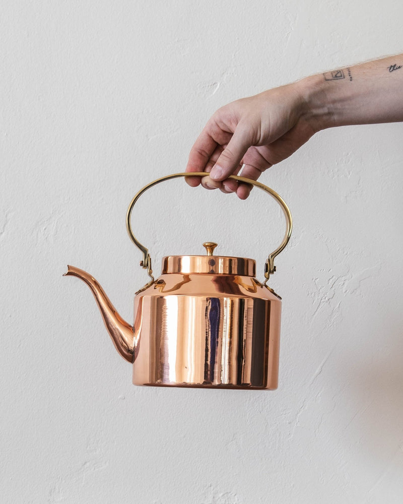 English Copper Tea Kettle - Lone Fox