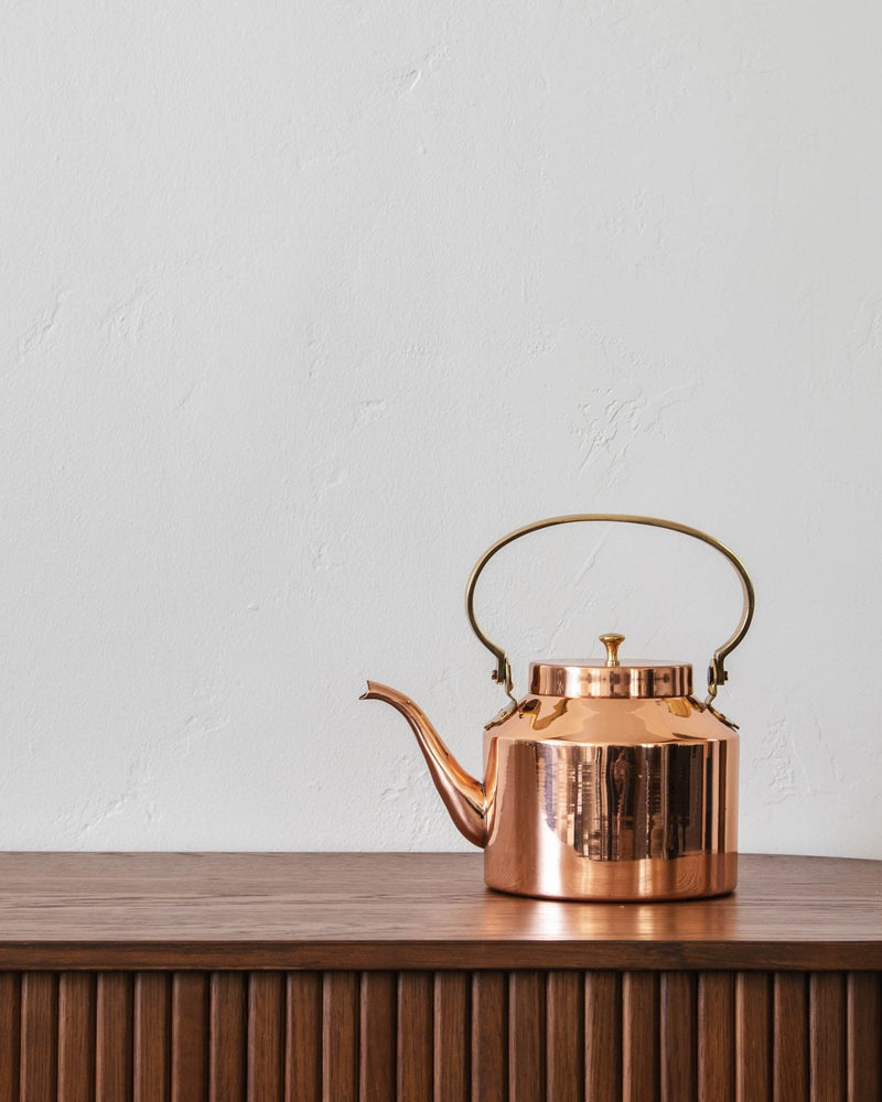 English Copper Tea Kettle - Lone Fox